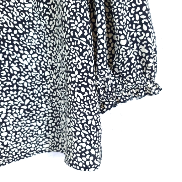 SHOW ME YOUR MUMU Tatum Cheetah Print Ruffle Blouse - Picture 10 of 10